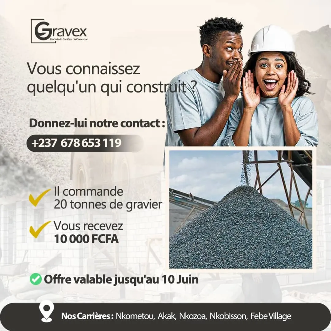 GRAVIER EN VENTE